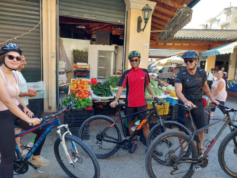 Cycling Around Old Corfu Town